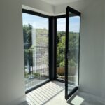 aluminium doors juniper green