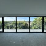 aluminium patio doors juniper green