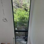 aluminium windows in juniper green
