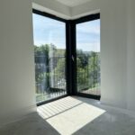new aluminium doors juniper green